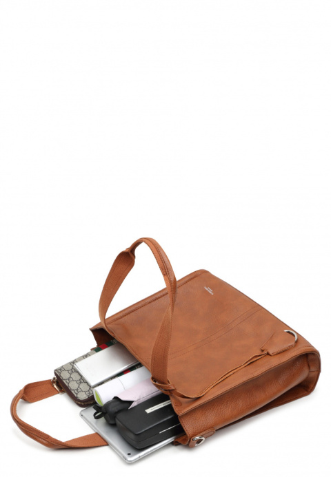 Torebka damska LUIGISANTO T6405 Brown