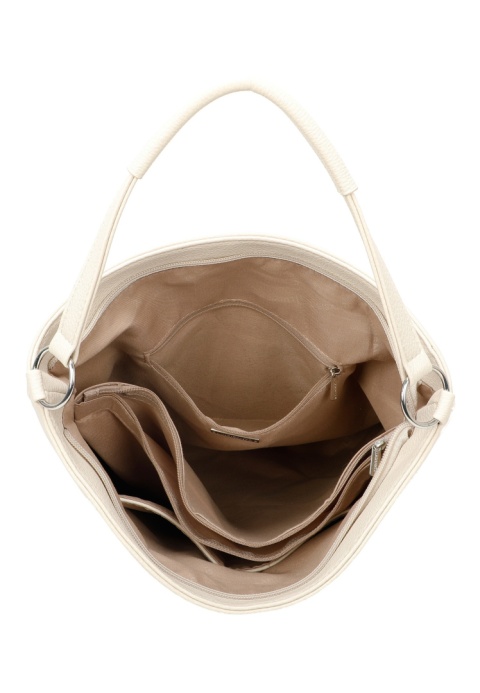 Torebka damska LUIGISANTO 6619 beżowa