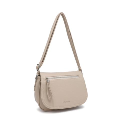 Torebka damska LUIGISANTO HS6529 Beige/Taupe