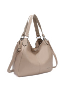 Torebka damska LUIGISANTO 23021 Beige/Taupe