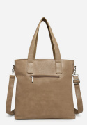 Torebka damska LUIGISANTO V6818 Beige/Taupe