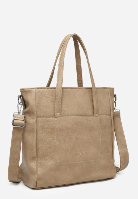 Torebka damska LUIGISANTO Y1249 Beige/Taupe