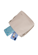 Torebka damska LUIGISANTO F5658 Beige/Taupe