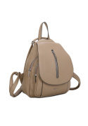 Plecak damski LUIGISANTO K6503 Beige/Taupe