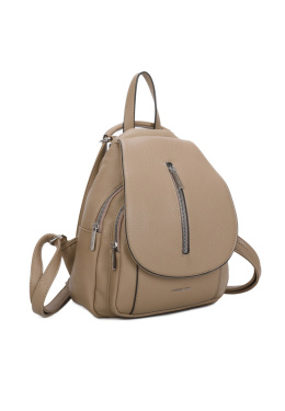 Plecak damski LUIGISANTO K6503 Beige/Taupe