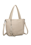 Torebka damska LUIGISANTO KX6754 Beige