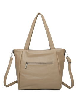 Torebka damska LUIGISANTO KX6754 Beige/Taupe