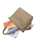 Torebka damska LUIGISANTO KX6754 Beige/Taupe
