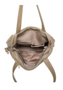 Torebka damska LUIGISANTO KX6754 Beige/Taupe