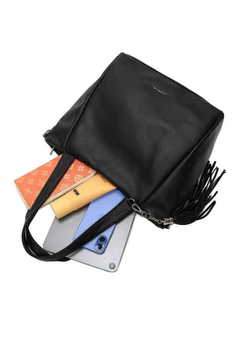 Torebka damska LUIGISANTO KX6754 Black Torebka damska LUIGISANTO KX6754 Black