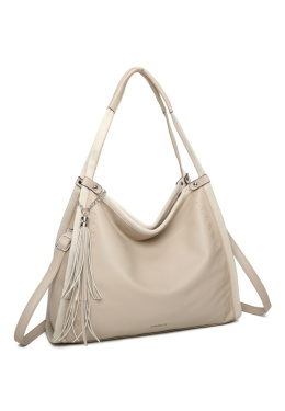 Torebka damska LUIGISANTO KX8237 Beige