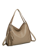 Torebka damska LUIGISANTO KX8237 Beige/Taupe