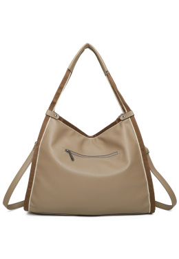 Torebka damska LUIGISANTO KX8237 Beige/Taupe