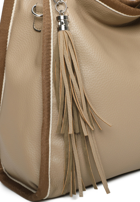 Torebka damska LUIGISANTO KX8237 Beige/Taupe Torebka damska LUIGISANTO KX8237 Beige/Taupe