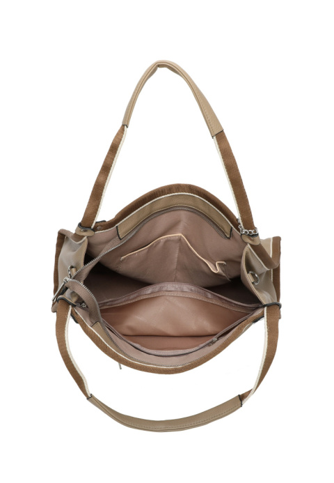 Torebka damska LUIGISANTO KX8237 Beige/Taupe Torebka damska LUIGISANTO KX8237 Beige/Taupe