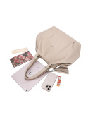 Torebka damska LUIGISANTO K6505 Beige/Taupe