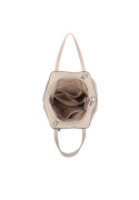 Torebka damska LUIGISANTO K6505 Beige/Taupe