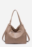 Torebka damska LUIGISANTO V6600 Beige/Taupe