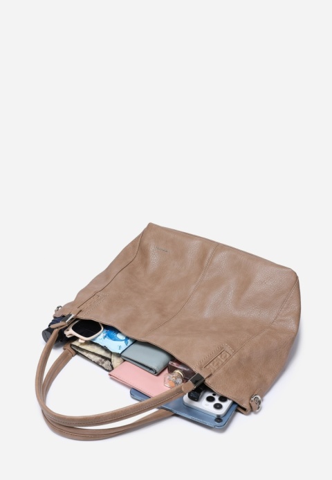 Torebka damska LUIGISANTO V6600 Beige/Taupe Torebka damska LUIGISANTO V6600 Beige/Taupe