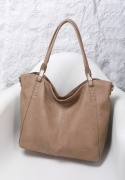 Torebka damska LUIGISANTO V6600 Beige/Taupe