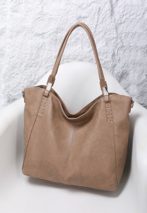 Torebka damska LUIGISANTO V6600 Beige/Taupe Torebka damska LUIGISANTO V6600 Beige/Taupe