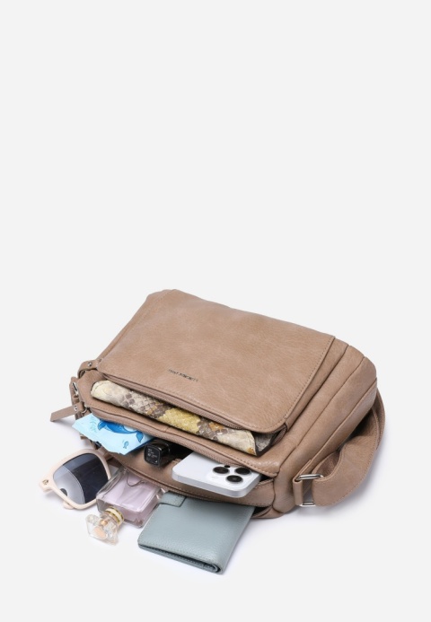 Torebka damska LUIGISANTO V6605 Beige/Taupe Torebka damska LUIGISANTO V6605 Beige/Taupe