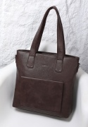 Torebka damska LUIGISANTO V6818 Coffe