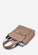 Torebka damska LUIGISANTO V6818 Beige/Taupe