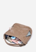 Torebka damska LUIGISANTO V8004-5 Beige/Taupe