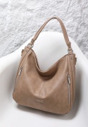 Torebka damska LUIGISANTO V8004-5 Beige/Taupe