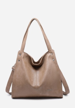 Torebka damska LUIGISANTO V862 Beige/Taupe