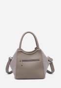 Torebka damska LUIGISANTO HS222-1 Taupe z zmaszem