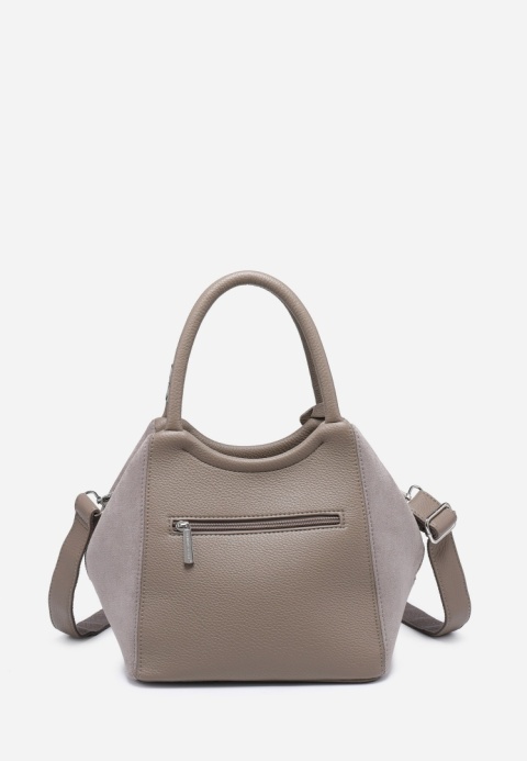 Torebka damska LUIGISANTO HS222-1 Taupe z zmaszem Torebka damska LUIGISANTO HS222-1 Taupe z zmaszem