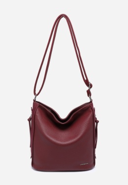 Torebka damska LUIGISANTO HS6604-Z Bordo