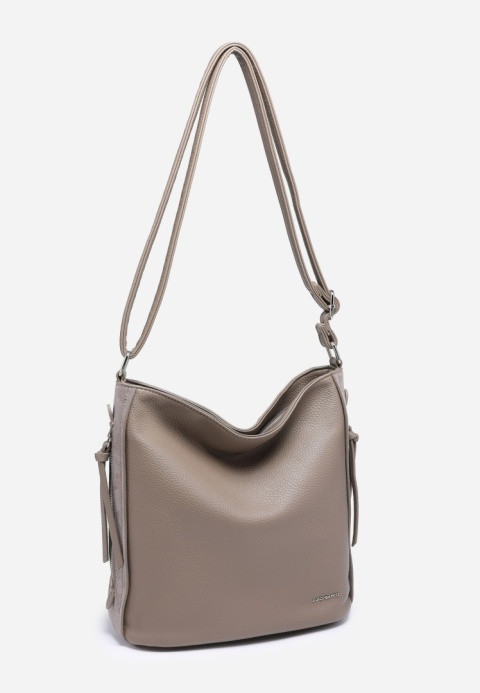 Torebka damska LUIGISANTO HS6604-Z Taupe