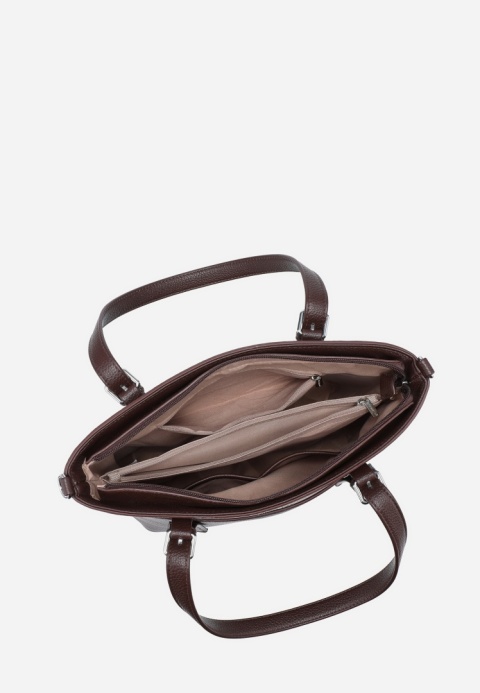 Torebka damska LUIGISANTO HS66778 D.Coffe