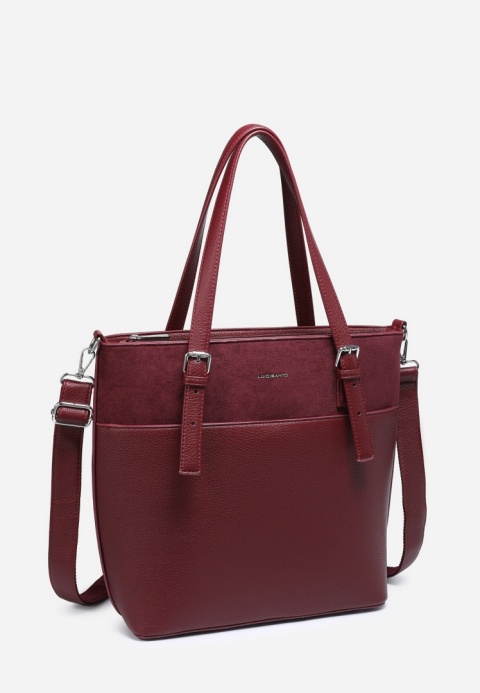 Torebka damska LUIGISANTO HS66778-Z Bordo