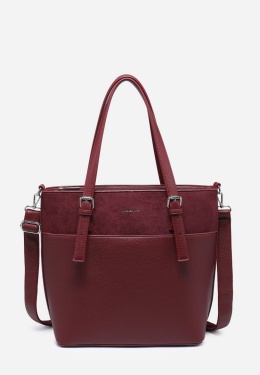 Torebka damska LUIGISANTO HS66778-Z Bordo