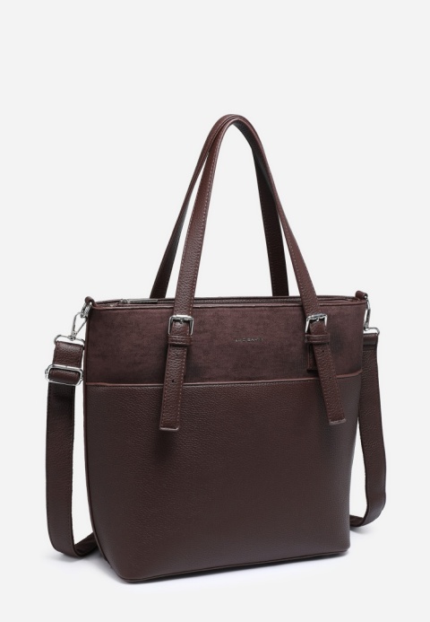 Torebka damska LUIGISANTO HS66778-Z D.Coffe