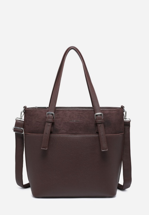 Torebka damska LUIGISANTO HS66778-Z D.Coffe