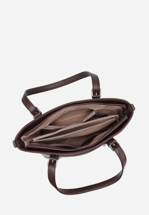 Torebka damska LUIGISANTO HS66778-Z D.Coffe