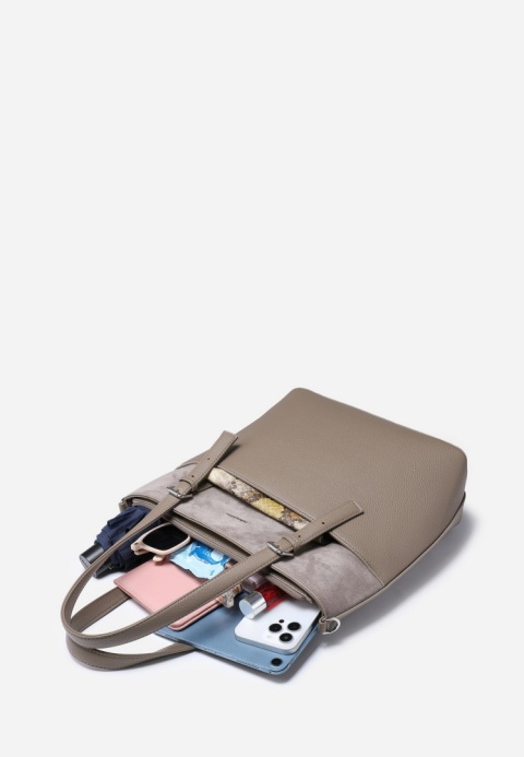 Torebka damska LUIGISANTO HS66778-Z Taupe