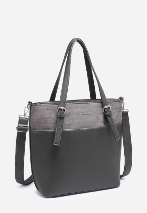 Torebka damska LUIGISANTO HS66778-Z D.Grey