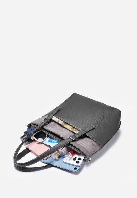 Torebka damska LUIGISANTO HS66778-Z D.Grey