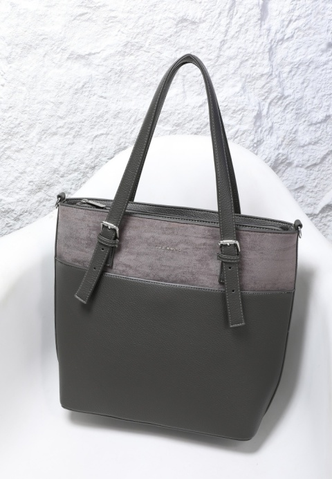 Torebka damska LUIGISANTO HS66778-Z D.Grey