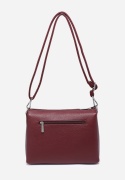 Torebka damska LUIGISANTO HS8117-Z Bordo z zamszem