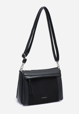 Torebka damska LUIGISANTO HS8117-Z Black z zamszem