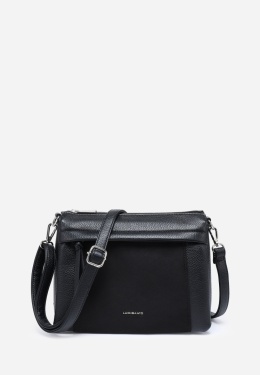 Torebka damska LUIGISANTO HS8117-Z Black z zamszem