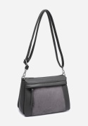 Torebka damska LUIGISANTO HS8117-Z D.Grey z zamszem