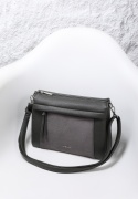Torebka damska LUIGISANTO HS8117-Z D.Grey z zamszem